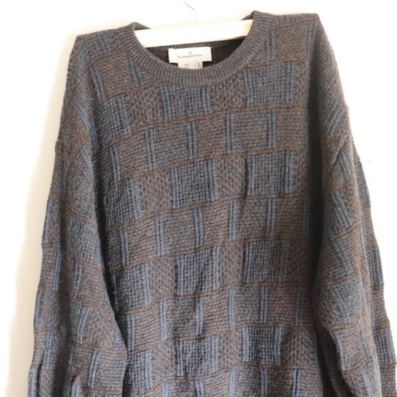 SOLD Ermenegildo Zegna 100% Italian Lana Wool Knit Sweater Crew Neck Size L /52 - Picture 2 of 4